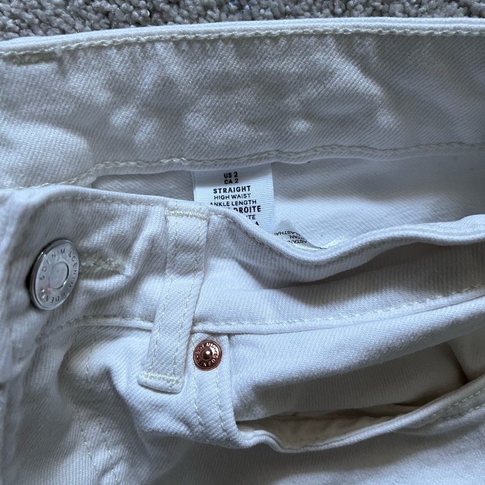 H&M Straight Leg High Waist Jeans - Picture 3 of 4